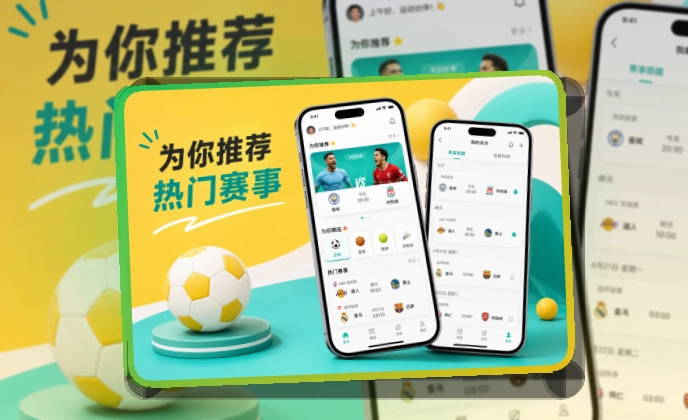 移动观赛入口 · 手机赛事中心 · 临场看赛少走弯路界面展示